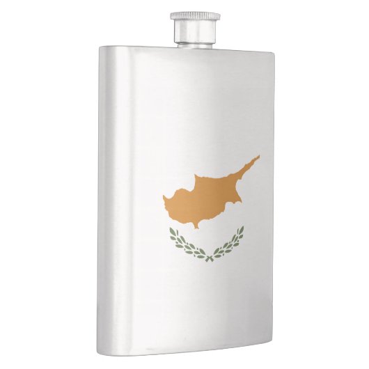 Zypern-Flagge Flachmann (Rechts)