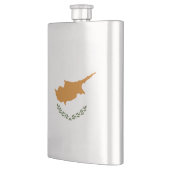 Zypern-Flagge Flachmann (Links)