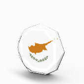 Zypern-Flagge Fotoblock (Rechts)