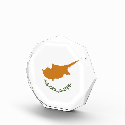 Zypern-Flagge Fotoblock (Rechts)