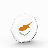 Zypern-Flagge Fotoblock (Links)