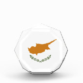 Zypern-Flagge Fotoblock (Vorderseite)