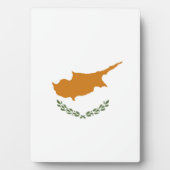 Zypern-Flagge Fotoplatte (Vorderseite)