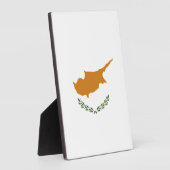 Zypern-Flagge Fotoplatte (Seite)