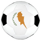 Zypern-Flagge Fußball (Gedreht)