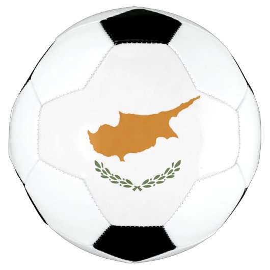 Zypern-Flagge Fußball (Vorderseite)