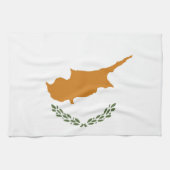 Zypern-Flagge Geschirrtuch (Horizontal)