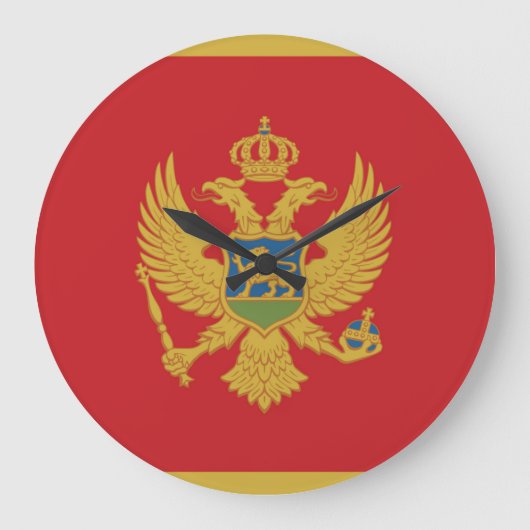 Zypern-Flagge Großuhr Große Wanduhr (Vorderseite)