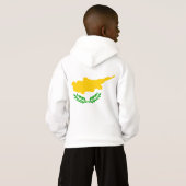 Zypern-Flagge Hoodie (Schwarz voll)