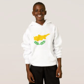 Zypern-Flagge Hoodie (Vorne ganz)