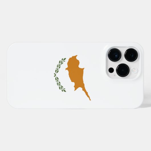 Zypern-Flagge iPhone Hülle (Rückseite (Horizontal))
