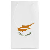 Zypern-Flagge Kleine Geschenktüte (Rückseite)