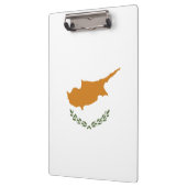 Zypern-Flagge Klemmbrett (Links)