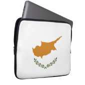 Zypern-Flagge Laptopschutzhülle (Vorne Rechts)