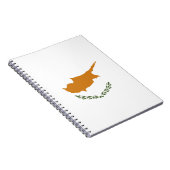 Zypern-Flagge Notizblock (Rechte Seite)