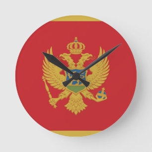 Zypern-Flagge Runde Uhr