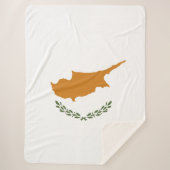 Zypern-Flagge Sherpadecke (Vorderseite)
