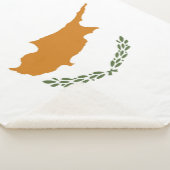Zypern-Flagge Sherpadecke (3/4)