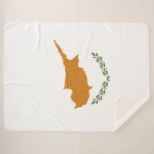 Zypern-Flagge Sherpadecke (Vorderseite (Horizontal))