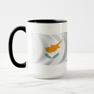 Zypern-Flagge Tasse