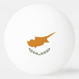 Zypern-Flagge Tischtennisball
