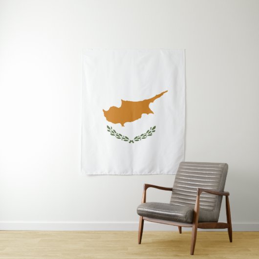 Zypern-Flagge Wandteppich (Beispiel)