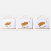 Zypern-Flagge Wandteppich Mit Holzrahmen (Dreifach)