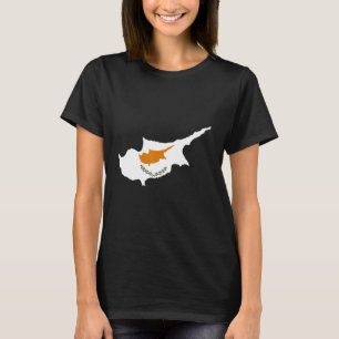 Zypern-Flagge - Zypern-Kontur Zypern T-Shirt