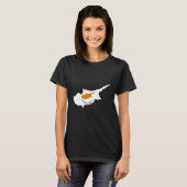 Zypern-Flagge - Zypern-Kontur Zypern T-Shirt (Vorne ganz)