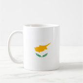 Zypern-Flaggen-Tasse Kaffeetasse (Links)