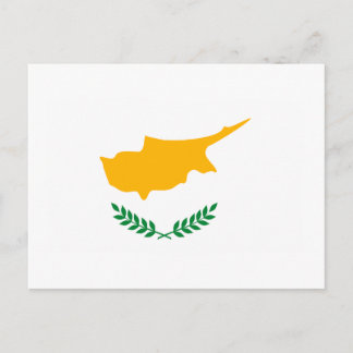 Zypern-Flaggenpostkarte Postkarte