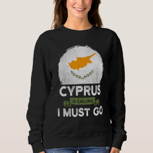 Zypern fordert, dass ich das zyprische Flaggenerbe Sweatshirt