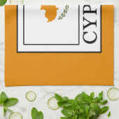 Zypern Geschirrtuch (Gefaltet)