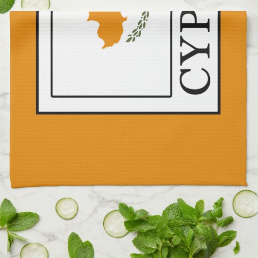 Zypern Geschirrtuch (Gefaltet)