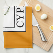 Zypern Geschirrtuch (Viertel Falte)