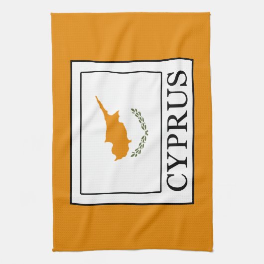 Zypern Geschirrtuch (Vertikal)