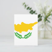 Zypern Hochwertige Flagge Postkarte (Stehend Vorderseite)