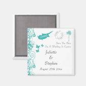 Zypern Hochzeit rettet das Datum Magnet (Vorderseite/Rückseite)