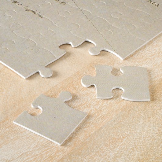 Zypern Insel Mittelmeer Karte alt antikbraun Puzzle (Seite)