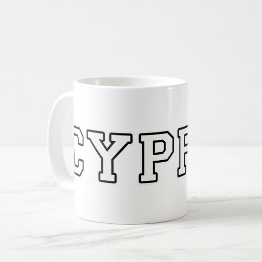 Zypern Kaffeetasse (Vorderseite Links)