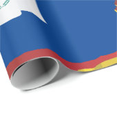 Zypern-Karte Geschenkpapier (Rolleneckpunkt)