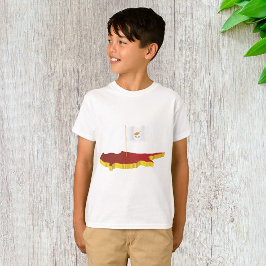 Zypern-Karte T-Shirt