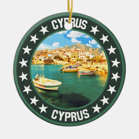Zypern Keramik Ornament (Vorne)