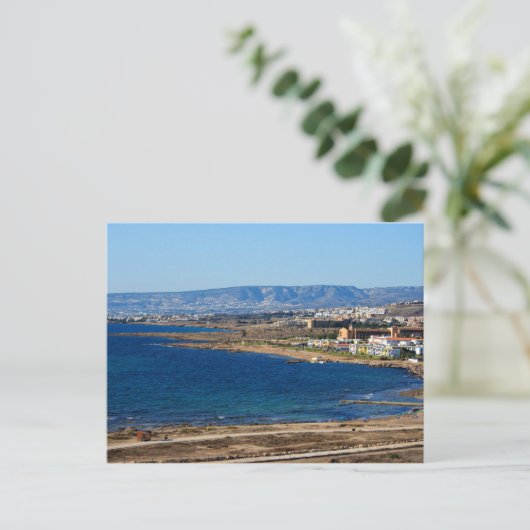 Zypern Küste Postkarte (Stehend Vorderseite)