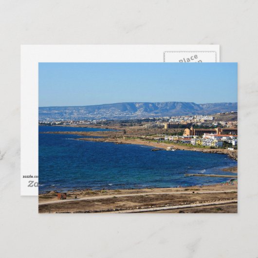 Zypern Küste Postkarte (Vorne/Hinten)