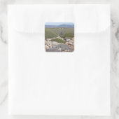 Zypern Landschaftskleber Quadratischer Aufkleber (Tasche)