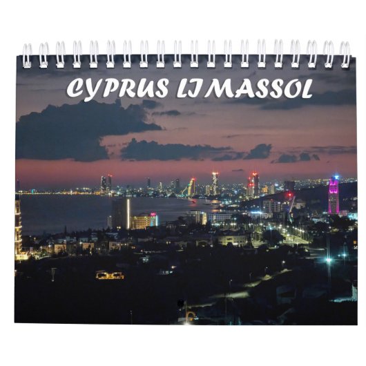 Zypern Limassol Kalender (Rückseite)