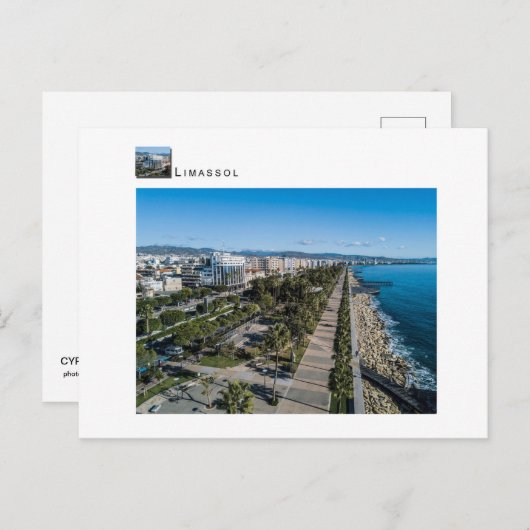 Zypern Limassol Postkarte (Vorne/Hinten)