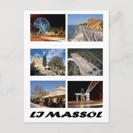 Zypern Limassol Postkarte (Vorderseite)