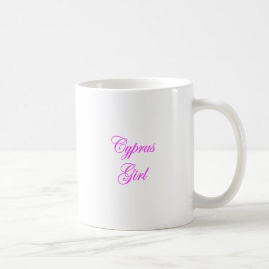 Zypern-Mädchen Kaffeetasse (Rechts)